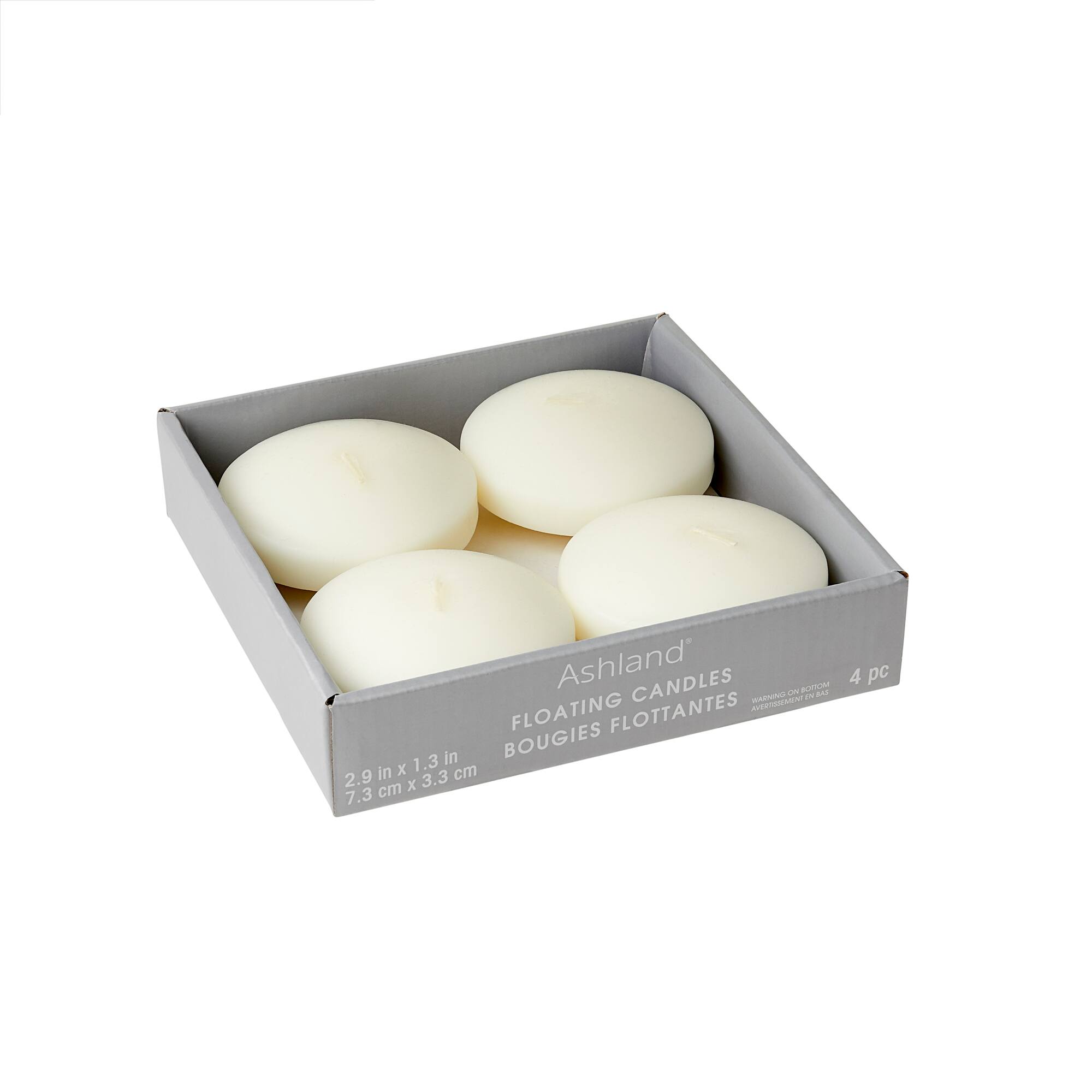 Basic Elements™ Ivory Floating Candles, 4ct. by Ashland®